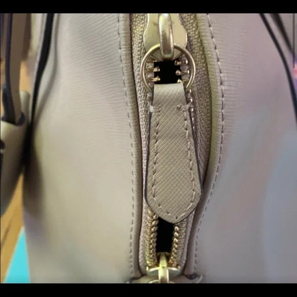 Coach light tan Dome Satchel Purse Handbag - Picture 2 of 8